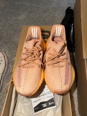 Yeezy Boost 350 V2 Peach Tan Sneakers